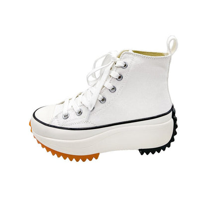 Women's High Top Canvas Trainers