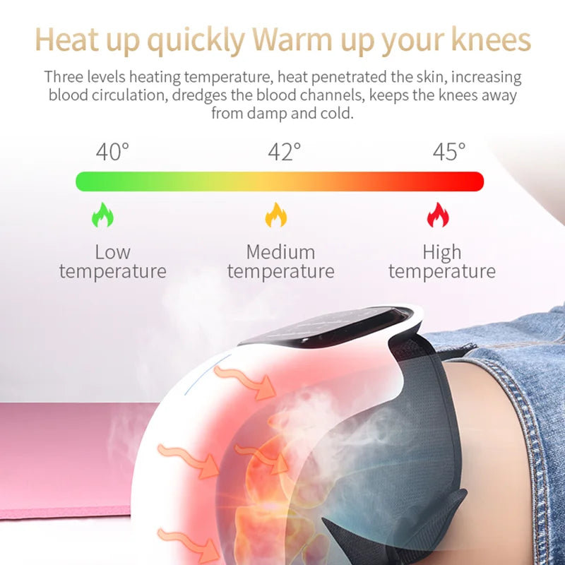 LuxoRelief™️ Knee Heat Massager