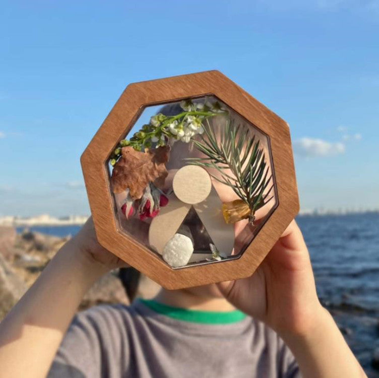 Wooden DIY Rotating Kaleidoscope