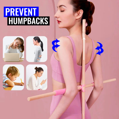 PosturePilot - Back Straightener Posture Corrector Yoga Stick