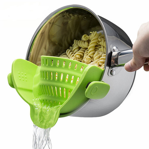 SILICONE CLIP ON POT STRAINER