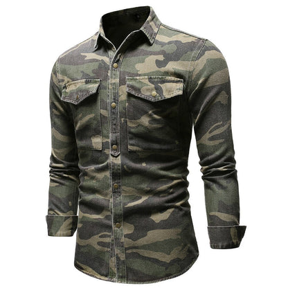 Camouflage Denim Shirt