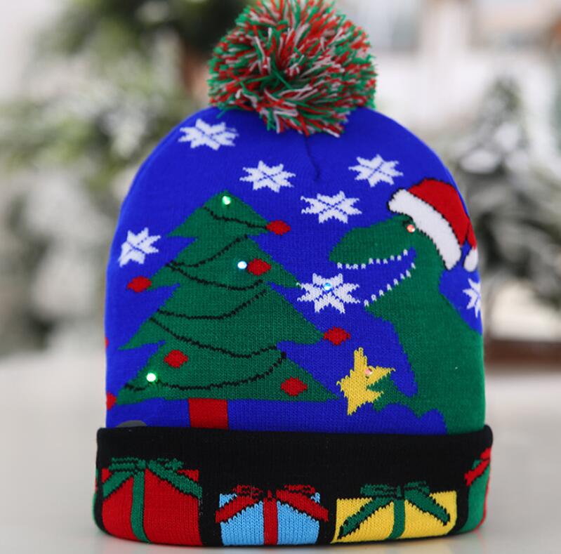 Christmas LED Themed Beanie Hats