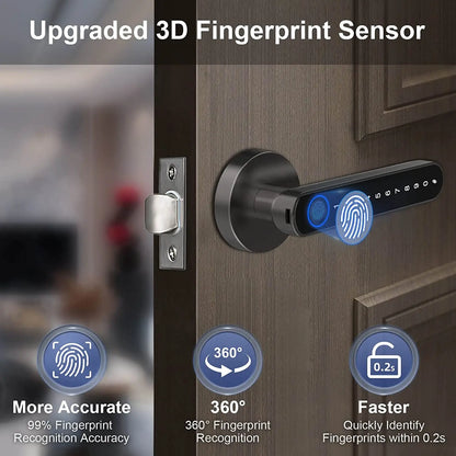 SecureTouch™ Smart Fingerprint Door Lock