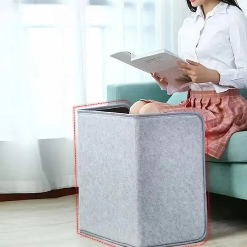 CozyFeet: Foldable 3D Under Desk Foot Warmer with Timer and Auto Shut Off