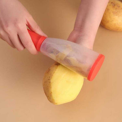 PeelMatic™ - The Ultimate Multifunctional Peeler with Storage Container