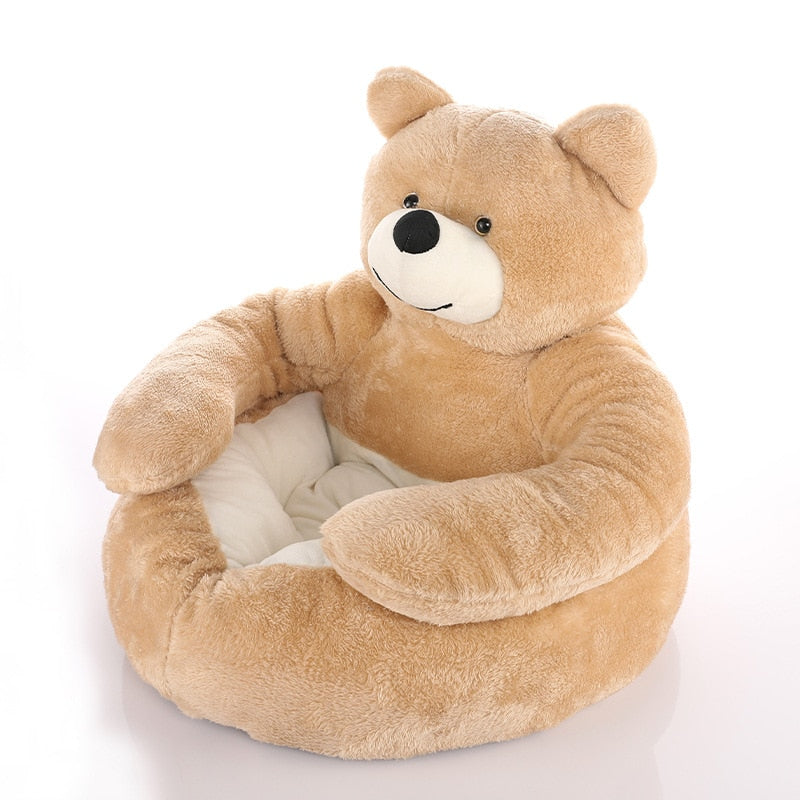 TEDDYLOUNGE - SUPER SOFT WARM CUTE BEAR HUG PET BED