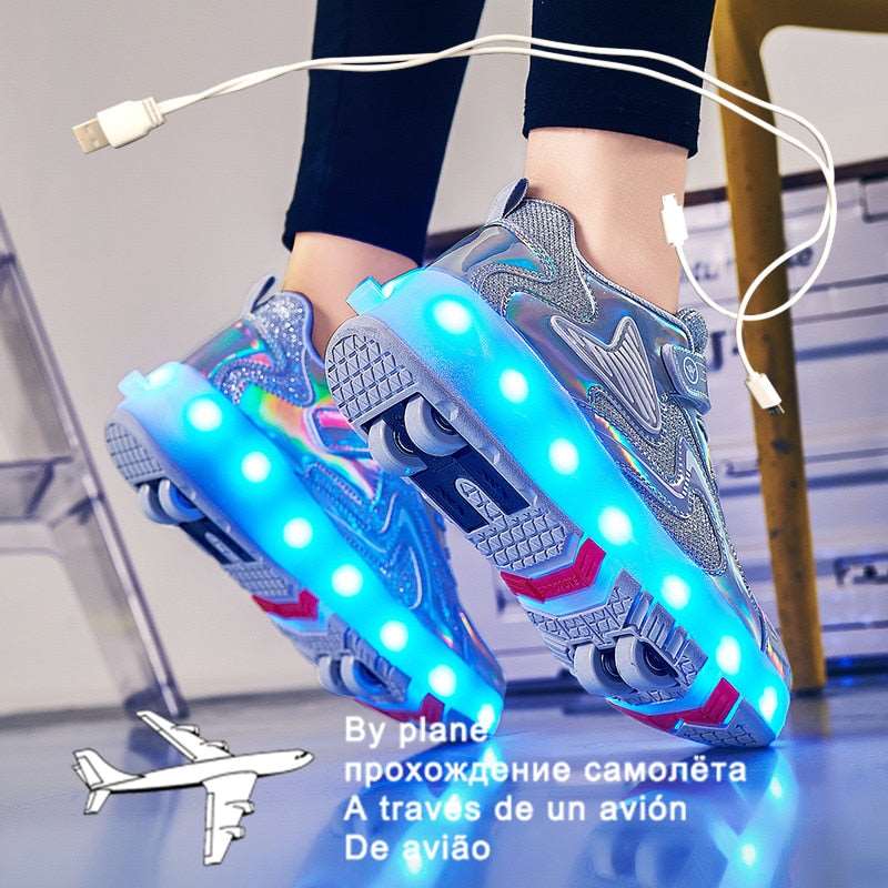 Children Luminous Glider Sneakers