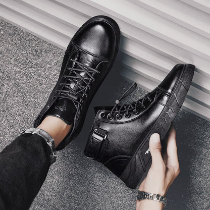 Men’s Black Leather Boots