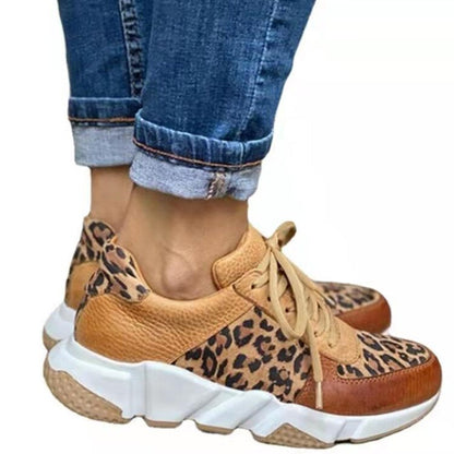 Leopard Lace-Up Sneaker