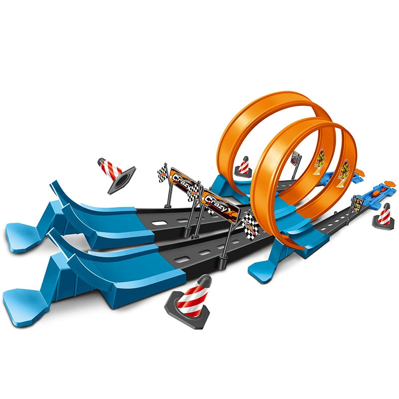 SpeedTrack - Loop Stunt Double Car Wheels Track Set