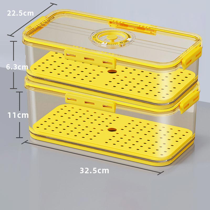 Seal Timer Food Container-3PCS