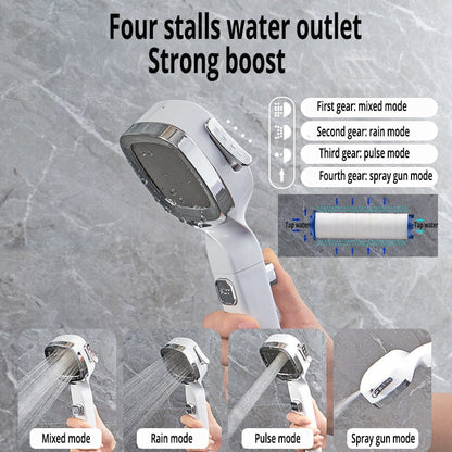 ShowerBoost - 4 Modes High Pressure Shower Head