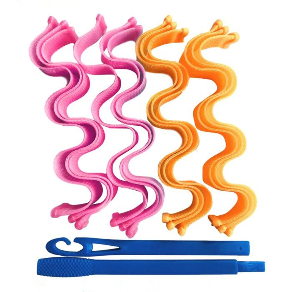 CurlRoll - DIY Magic Hair Curler Heatless Hair Rollers Curlers